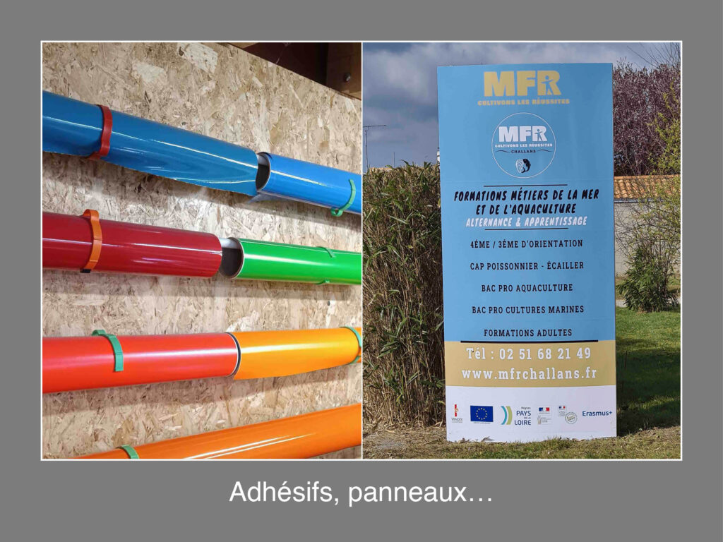Mas Publicité adhésifs, panneaux
