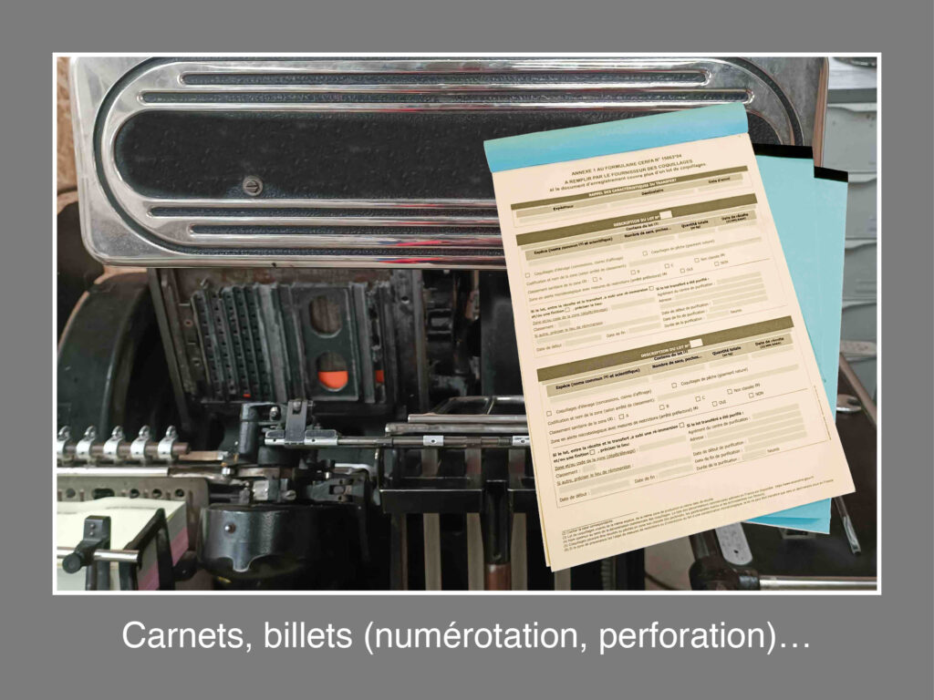 Mas Publicité Imprimerie sur papier, carnet, numérotation