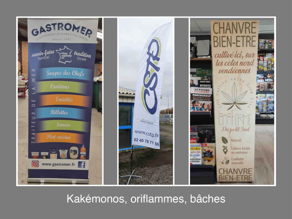 Mas Publicité oriflammes, bâches, roll-up